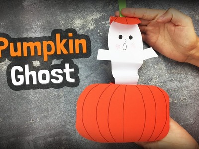 Pumpkin Ghost | Easy to make Halloween crafts for kids