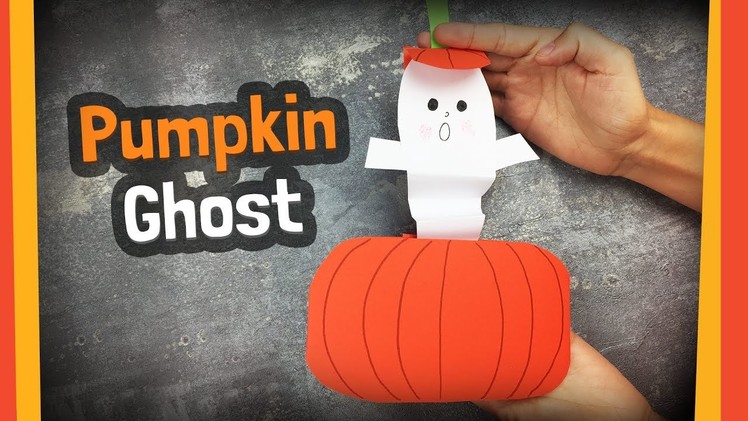 Pumpkin Ghost | Easy to make Halloween crafts for kids