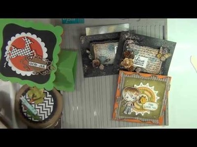 Sari's fun card folding techniques 2 - EASEL CARD - tutorial