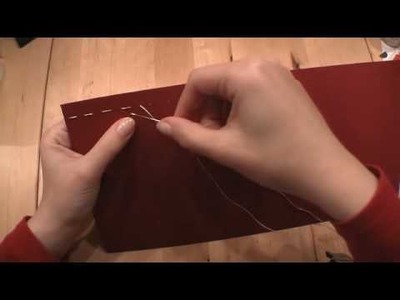 Simple hand-stitching for scrapbooking