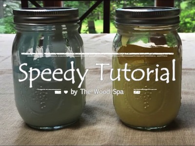 Speedy Tutorial #2 - Two recipes for homemade chalk paint