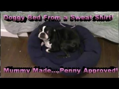 Sweatshirt To Doggy Bed!