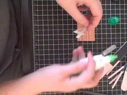 Thickers, Rubons, & Covering Chipboard with Patterned Paper
