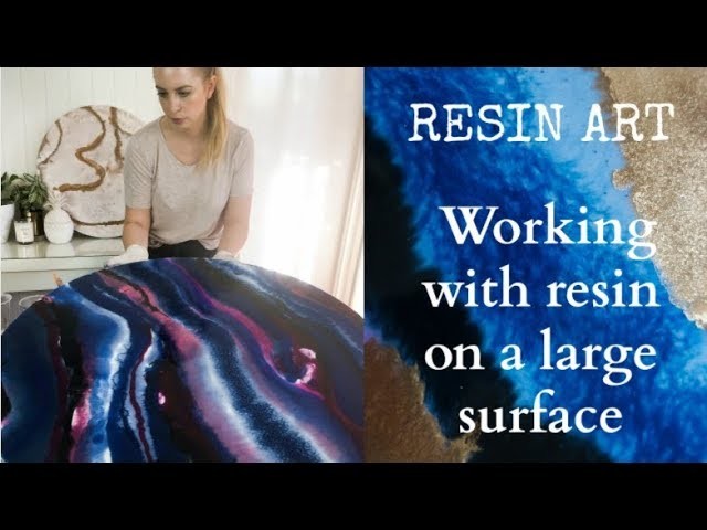 Working with resin on a large surface tips and tricks