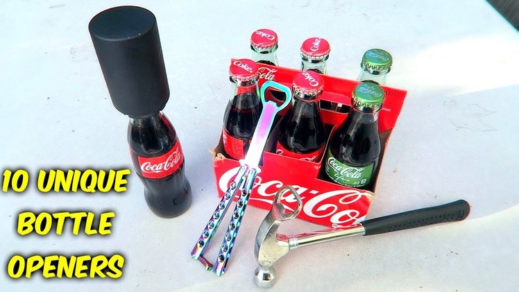 10 Weird Bottle Openers put to the Test