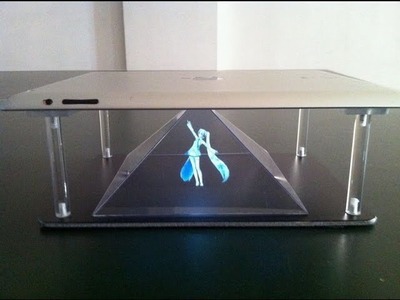 3D hologram iphone. Samsung . smartphone or tablet ebay kit stand kit.