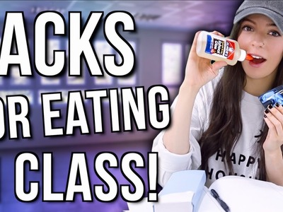 5 HACKS to Sneak Food Into Class! Back to School Life Hacks 2017
