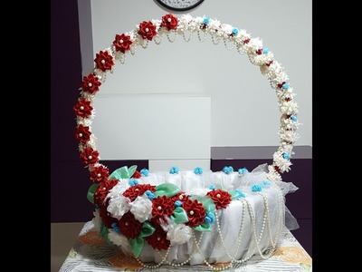 56. Basket making - Ganpati decoration part-2