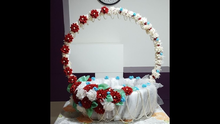 56. Basket making - Ganpati decoration part-2