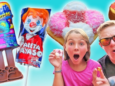 American Kids Trying Costa Rica Candy | Ava and Brothers Taste Test | Kids Cooking and Crafts
