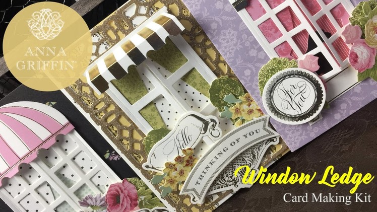 Anna Griffin ***NEW*** Window Ledge Cardmaking Kit & Dies!!  Available 8.16.17