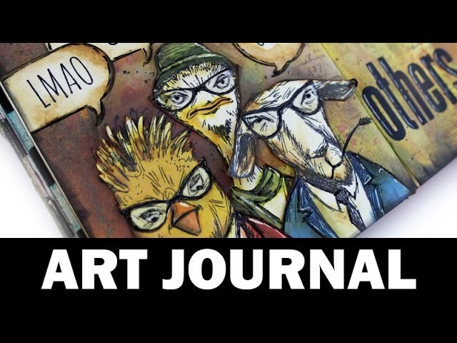 Art Journal | using distress oxide inks