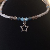 Beaded Anklet - consists of crystal beads