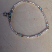 Beaded Anklet - consists of crystal beads