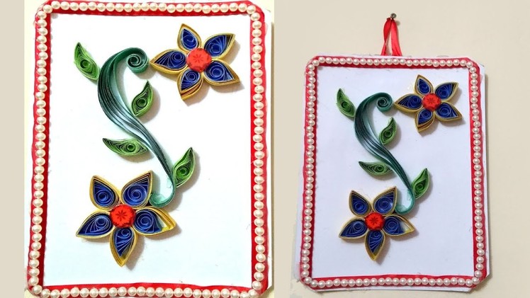 DIY Easy Paper Quilling Wall Hangers for Room Decoration | Paper Quilling Art | Colour Paper Crafts