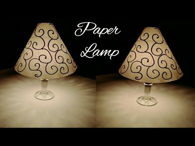 DIY Paper Lamp. Diwali Decoration Idea. Quick and easy Diwali decoration idea
