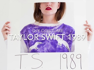DIY Taylor Swift 1989 Halloween Costume