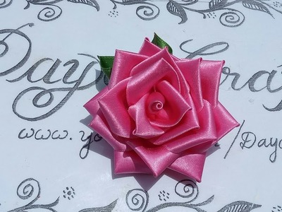 Easy Fabric Flower- 6. making