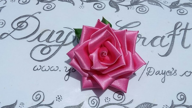 Easy Fabric Flower- 6. making