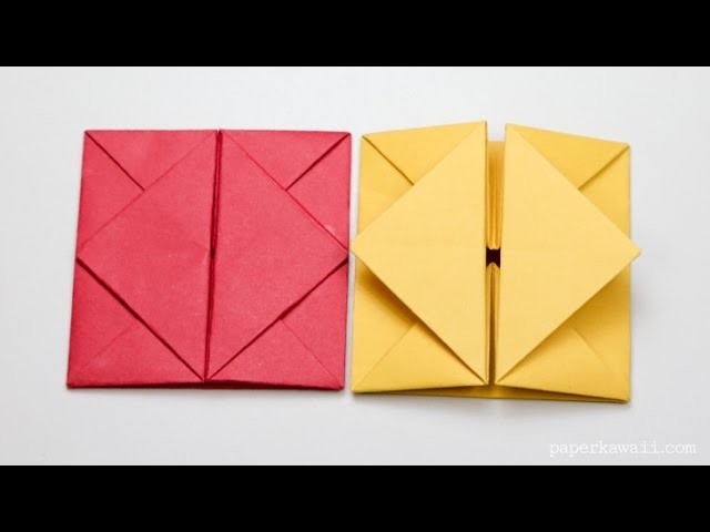 christmas origami envelope