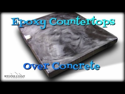 Epoxy Countertops Over Concrete.