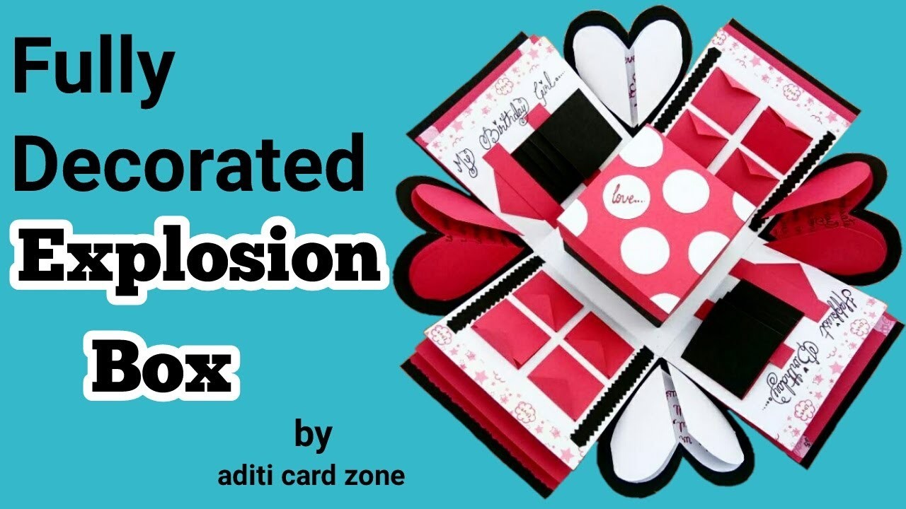 Explosion box ideas, Exploding box ideas l Handmade gifts ideas, Diy ...