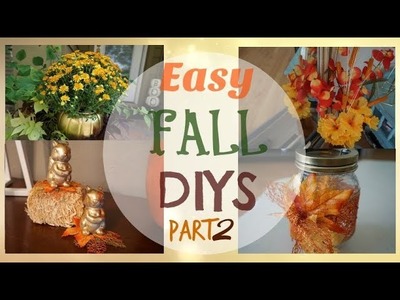 Fall DIY Decor| Dollar Tree DIYs| Megan Navarro #FallDIYs