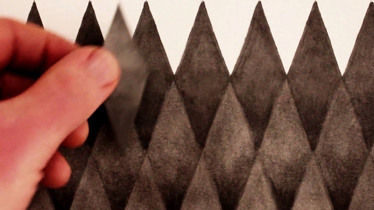 How to Draw Crazy Diamonds Optical Illusion