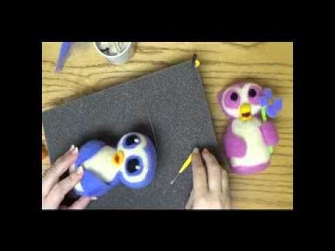 How to Make a Needle Felted Owl Workshop