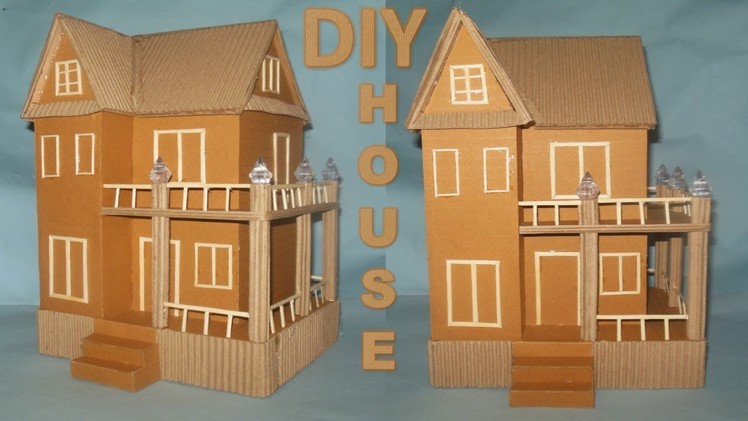 How to make cardboard House || Diy crafts || best out of Waste