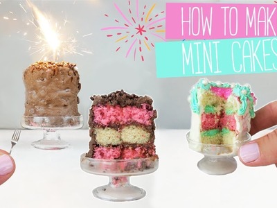 How To Make Mini Cakes | Miniature Cooking Show | Kids Cooking and Crafts