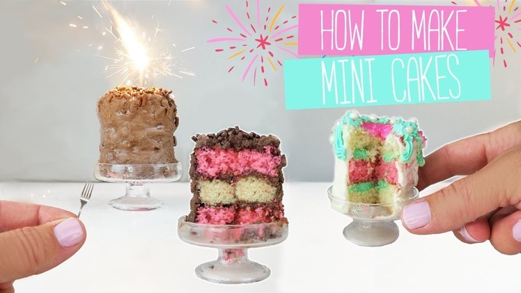 How To Make Mini Cakes | Miniature Cooking Show | Kids Cooking and Crafts