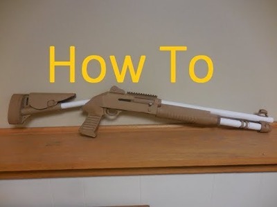 How to make my cardboard Benelli M4 Super 90 (M1014)