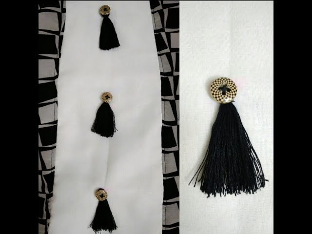 How to Make Silk Thread Tassel For Ladies Kurti. .