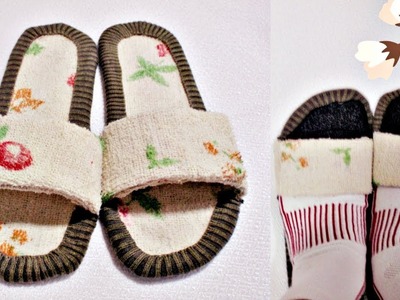 How to Make Your Own Home Slippers from Scratch (Simple, Easy, No-Sew &  Washable)