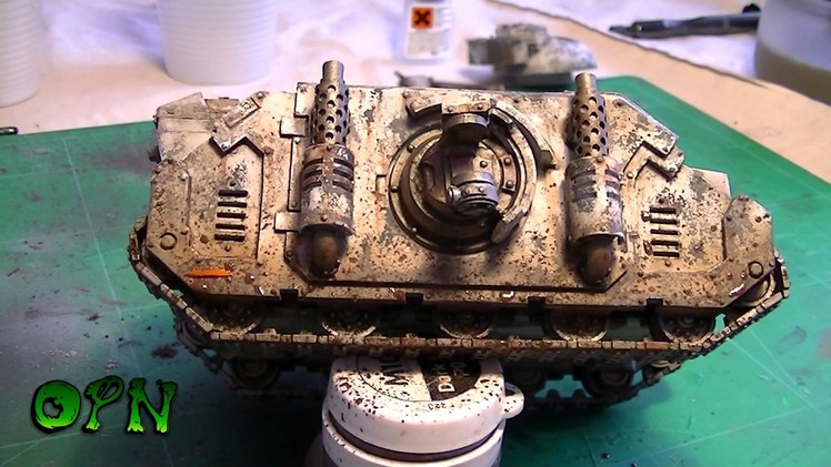 How to paint a weathered tank  part 4 complete