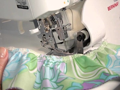 How to sew ruffles on an overlocker.serger