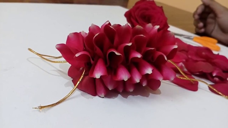 How to string Rose Petals | Bridal Jada