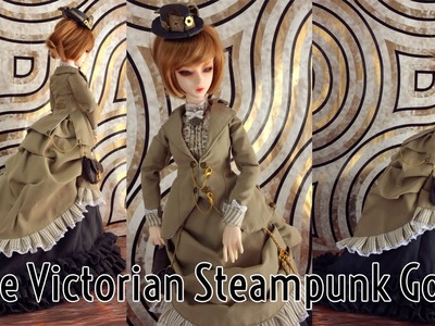 Late Victorian Steampunk Gown - With Voice Over & Subs
