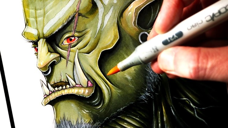 Let's Draw an ORC - FANTASY ART FRIDAY