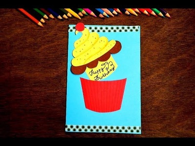 Make Birthday Greeting Card By Cut And Paste Paper Craft Activity