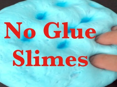 My Favourite Top 5 No Glue Slime Recipes!! How To Make 5 Easy DIY Slimes Without Glue!!!