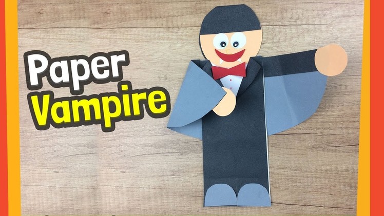 Paper Vampire Craft | Fun Halloween crafts for kids