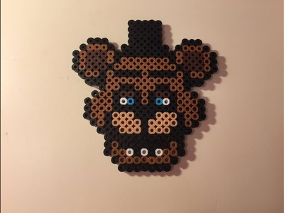 Perler Bead Freddy (five nights at Freddy's)