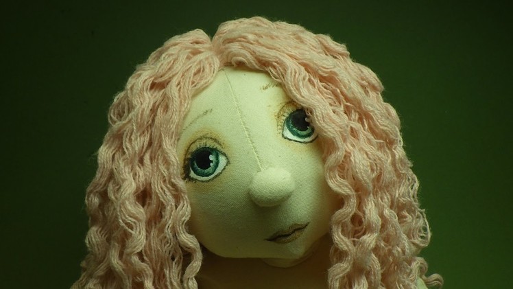Rag Doll Making Project - painting your doll face - Alice's Bear Shop