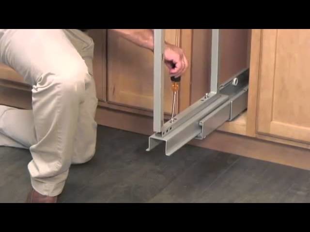 Rev-A-Shelf 5700 Series Chrome Pull-Out Pantry Instruction Video