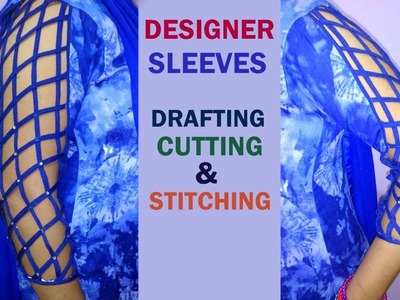 Sleeves design for kurti cutting and stitching step by step tutorial