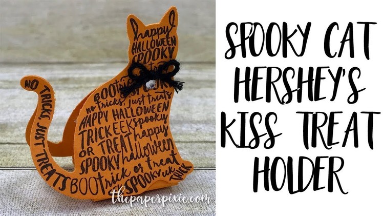 Spooky Cat Hershey's Kiss Treat Holder