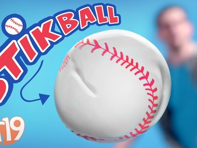 STIKBALL: The Squishy, Sticky Indoor Baseball