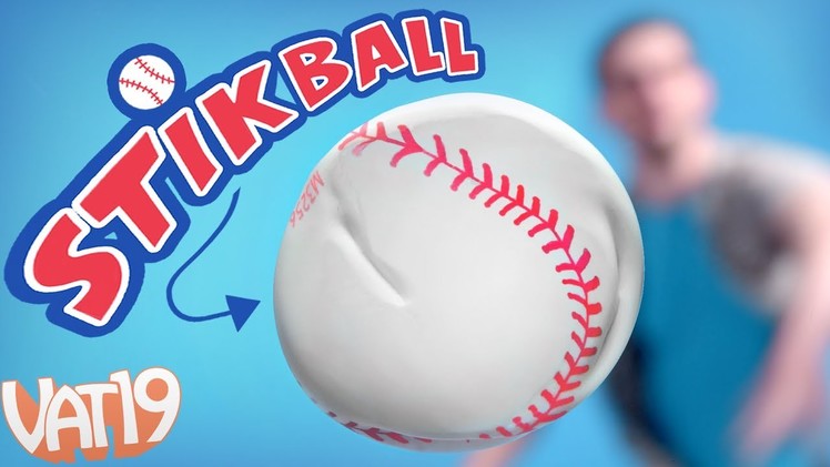 STIKBALL: The Squishy, Sticky Indoor Baseball